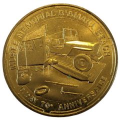 Monnaie de Paris Tourist Token - Musée Mémorial d`Omaha Beach D-Day 70th Anniversary