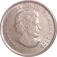 25 Cents - Elizabeth II Men`s Ice Hockey