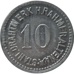 10 Pfennig - Altena Stahldrahtwerk Rahmer