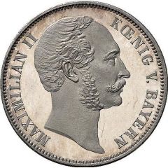 1 Vereinsthaler - Maximilian II Obverse Trial