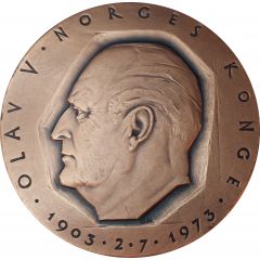 Medal - 70th anniversary of Olav V