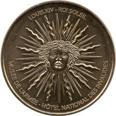 Monnaie de Paris Tourist Token - Musée de l`armée Louis XIV - Roi Soleil