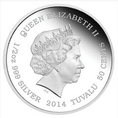 50 Cents - Elizabeth II Asian Elephant