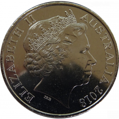 20 Cents - Elizabeth II 4th Portrait - Anzac Spirit - Honest