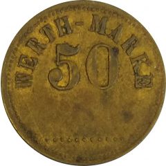 50 Pfennig Werth-Marke