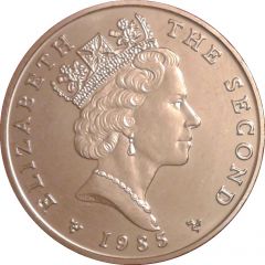 5 Pounds - Elizabeth II 3rd portrait