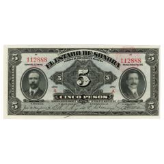 5 Pesos El Estado de Sonora