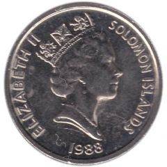 5 Cents - Elizabeth II 3rd portrait, non-magnetic