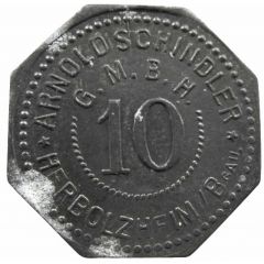 10 Pfennig - Herbolzheim Arnold Schindler