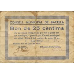 25 Céntimos Bassella