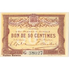 50 Centimes - Chambre de Commerce du Tréport 76