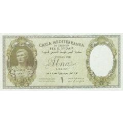 1 Lira Italian occupation