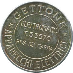 Token - Gettone Apparecchi Elettrici Riva del Garda