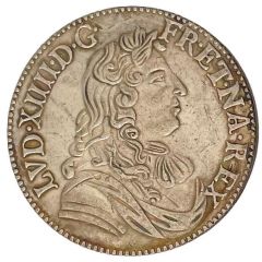 Reproduction - Louis XIV Demi-écu à la cravate