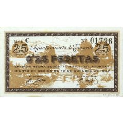 25 Céntimos Tamarite de Litera