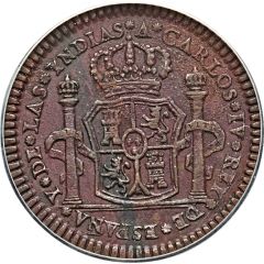 1 Real - Carlos IV Proclamation coinage