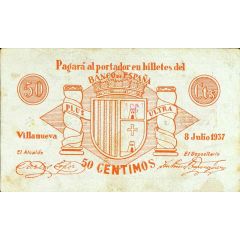 50 Céntimos Villanueva