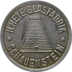 10 Pfennig - Schauenstein H. Heye Glasfabrik
