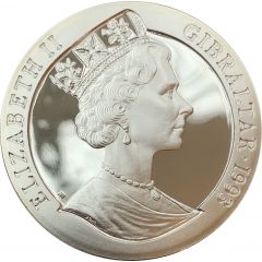 1 Crown - Elizabeth II U.S.S. McLanahan, Silver Proof