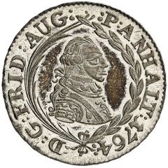 16 Pfennigs / 4 Groschen / 5 Kreuzers - Frederick August