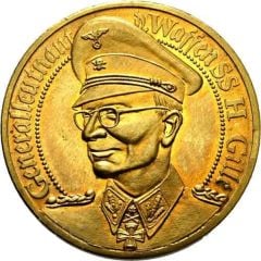 Medal - Herman Gille Commander of the SS division Viking