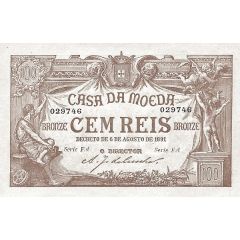 100 Réis Casa da Moeda