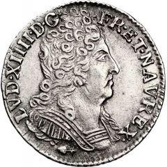 1/10 Ecu with three crowns - Louis XIV