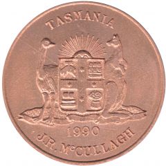 Token - J.R. McCullagh Devenport, Tasmania