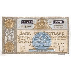 5 Pounds Bank of Scotland