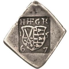 3 Groschen - John Frederick II Klippe, Siege coinage
