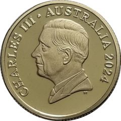 1 Dollar - Charles III 1st Portrait - Dollarbucks, Bluey - Coloured