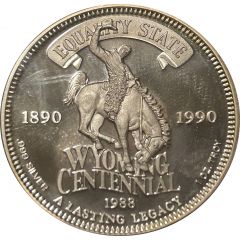 Medal - Wyoming State Centennial