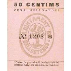 50 Céntimos Calldetenes