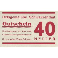 40 Heller Schwarzenthal