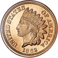 1 Cent `Indian Head Cent` with shield
