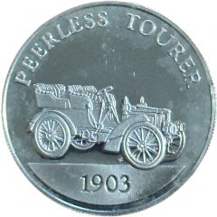 Franklin Mint - Collection of Antique Car Coins - Series 3 Peerless Tourer