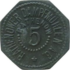 5 Pfennigs - Rathenow Rathenower Dampfmühlen A.G.