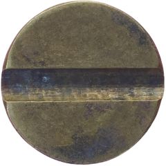 Blank Token 1 groove; 20.4 mm; Brass