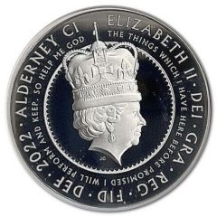 5 Pounds - Elizabeth II Platinum Jubilee - Queen on throne