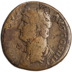 Sestertius - Hadrian // EXERC DACICVS S C (in exergue in field)