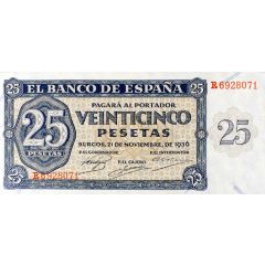 25 Pesetas