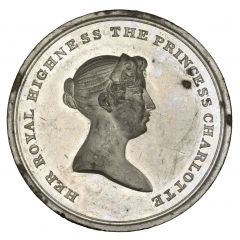 Medal - George III Obsequies, white metal