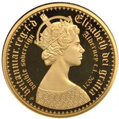 2 Sovereigns - Elizabeth II Gothic - Quartered Arms, Gold Proof