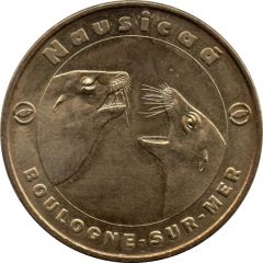 Monnaie de Paris Tourist Token - Boulogne-sur-Mer Nausicaä - Les lions de mer