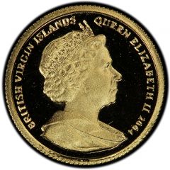 10 Dollars - Elizabeth II Dolphin, Gold Proof