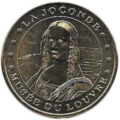 Monnaie de Paris Tourist Token - Musée du Louvre La Joconde
