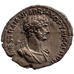 Denarius - Hadrian PARTHIC DIVI TRAIAN AVG F P M TR P COS P P IVSTITIA, Justitia