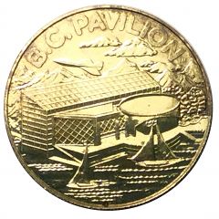 Token - 1986 World Exposition, Vancouver B.C. Pavilion