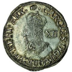1 Shilling - Charles I Group D, 4th bust