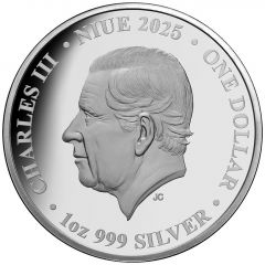 1 Dollar - Charles III Year of the Snake